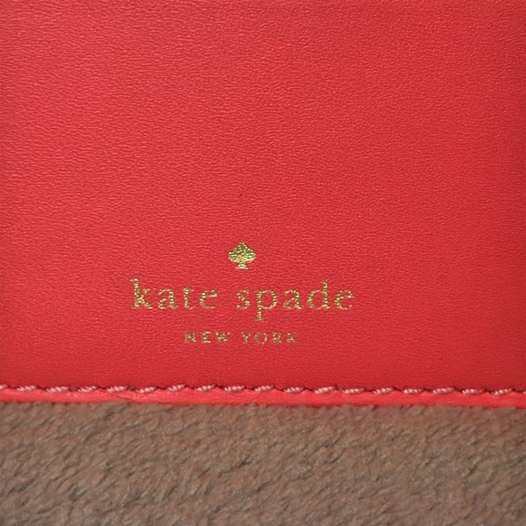 ♠️KATE SPADE♠️Flamingo(Pink/Salmon)Wellesley Graham Cardholder/EUC - Picture 4 of 7